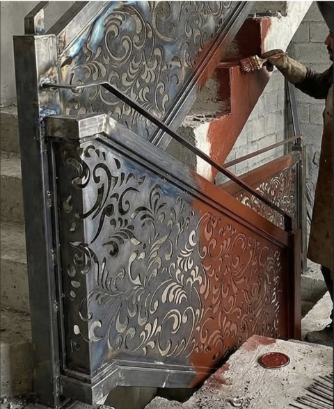 Laser Cut Stair Panels